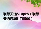 联想天逸510pro（联想天逸F30B-T5500）