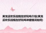 黄龙溪欢乐园现在好玩吗介绍(黄龙溪欢乐园现在好玩吗详细情况如何)