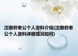 沈傲君老公个人资料介绍(沈傲君老公个人资料详细情况如何)