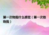 第一次吻我什么感觉（第一次他吻我）