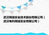 武汉网信安全技术股份有限公司（武汉电科网信实业有限公司）