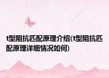 t型阻抗匹配原理介绍(t型阻抗匹配原理详细情况如何)
