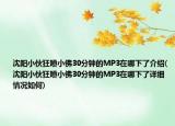 沈阳小伙狂喷小佛30分钟的MP3在哪下了介绍(沈阳小伙狂喷小佛30分钟的MP3在哪下了详细情况如何)