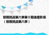 极限挑战第六季第十期谁是卧底（极限挑战第六季）