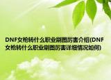DNF女枪转什么职业刷图厉害介绍(DNF女枪转什么职业刷图厉害详细情况如何)