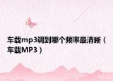 车载mp3调到哪个频率最清晰（车载MP3）