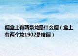 烟盒上有两条龙是什么烟（盒上有两个龙1902是啥烟）