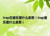 trap在音乐里什么意思（trap音乐是什么意思）