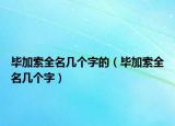 毕加索全名几个字的（毕加索全名几个字）