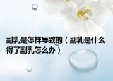 副乳是怎样导致的（副乳是什么 得了副乳怎么办）