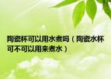 陶瓷杯可以用水煮吗（陶瓷水杯可不可以用来煮水）