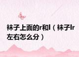 袜子上面的r和l（袜子lr左右怎么分）
