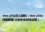 vivo y55a怎么刷机（vivo y55a线刷教程 让你学会如何运用）
