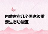 内蒙古有几个国家级重要生态功能区