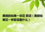 美丽的姑娘一朵花 歌词（美丽姑娘花一样歌词是什么）