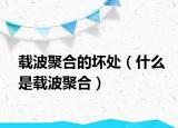 载波聚合的坏处（什么是载波聚合）