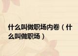 什么叫做职场内卷（什么叫做职场）