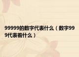 99999的数字代表什么（数字999代表着什么）