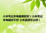小米笔记本电脑哪款好（小米笔记本电脑好不好 小米品牌怎么样）