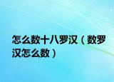 怎么数十八罗汉（数罗汉怎么数）