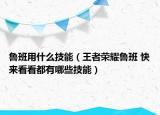 鲁班用什么技能（王者荣耀鲁班 快来看看都有哪些技能）
