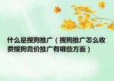 什么是搜狗推广（搜狗推广怎么收费搜狗竞价推广有哪些方面）