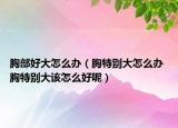 胸部好大怎么办（胸特别大怎么办 胸特别大该怎么好呢）
