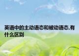 英语中的主动语态和被动语态,有什么区别