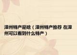 漳州特产是啥（漳州特产推荐 在漳州可以看到什么特产）