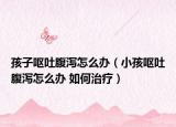 孩子呕吐腹泻怎么办（小孩呕吐腹泻怎么办 如何治疗）