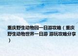 重庆野生动物园一日游攻略（重庆野生动物世界一日游 游玩攻略分享）