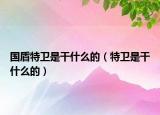 国盾特卫是干什么的（特卫是干什么的）