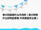 意大利面用什么牛肉好（意大利有什么好吃的食物 牛肉意面怎么做）