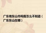 广东有东山市吗我怎么不知道（广东东山在哪）