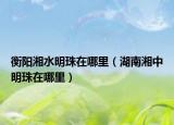 衡阳湘水明珠在哪里（湖南湘中明珠在哪里）