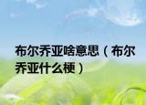 布尔乔亚啥意思（布尔乔亚什么梗）