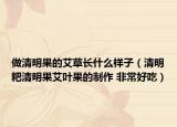 做清明果的艾草长什么样子（清明粑清明果艾叶果的制作 非常好吃）