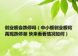 创业板会跌停吗（中小板创业板将再现跌停潮 快来看看情况如何）