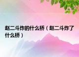 赵二斗炸的什么桥（赵二斗炸了什么桥）