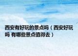 西安有好玩的景点吗（西安好玩吗 有哪些景点值得去）