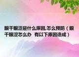 眼干眼涩是什么原因,怎么预防（眼干眼涩怎么办  有以下原因造成）