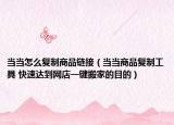 当当怎么复制商品链接（当当商品复制工具 快速达到网店一键搬家的目的）