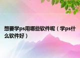 想要学ps用哪些软件呢（学ps什么软件好）