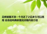花呗逾期不到一个月还了之后多久可以再用 会冻结吗具体情况详细内容介绍