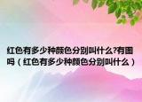 红色有多少种颜色分别叫什么?有图吗（红色有多少种颜色分别叫什么）