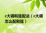 c大调和弦配法（c大调怎么配和弦）