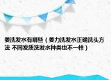 姜洗发水有哪些（姜力洗发水正确洗头方法 不同发质洗发水种类也不一样）