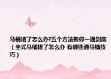 马桶堵了怎么办?五个方法教你一通到底（坐式马桶堵了怎么办 有哪些通马桶技巧）