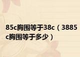 85c胸围等于38c（3885c胸围等于多少）