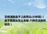 怎样清除鼻子上的黑头(小妙招)（鼻子有黑头怎么去除 八种方法推荐给你）